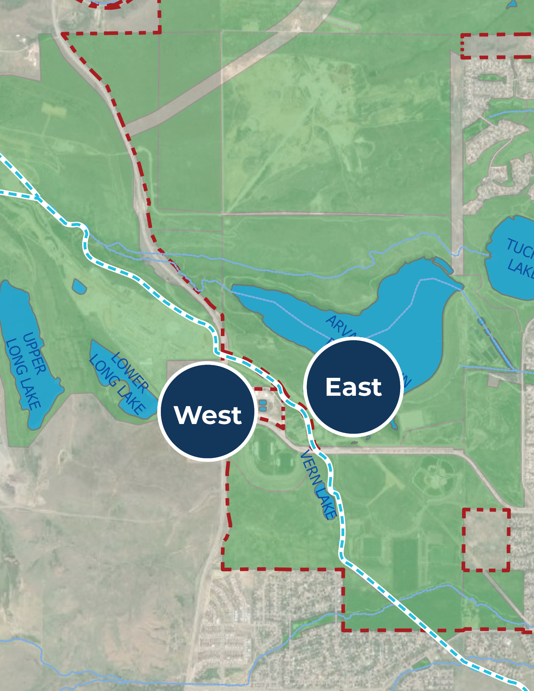 east side west side map