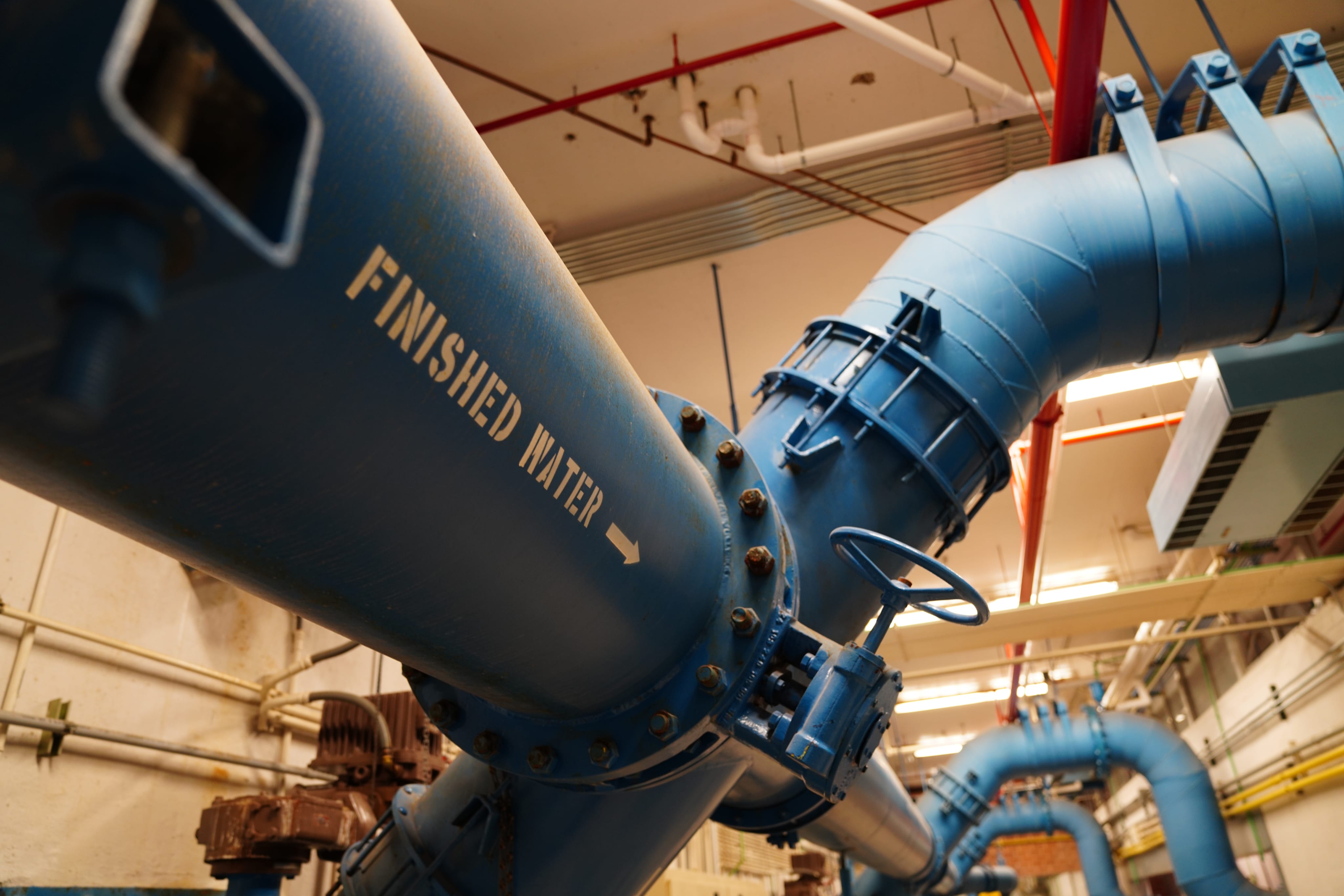 finished water pipes